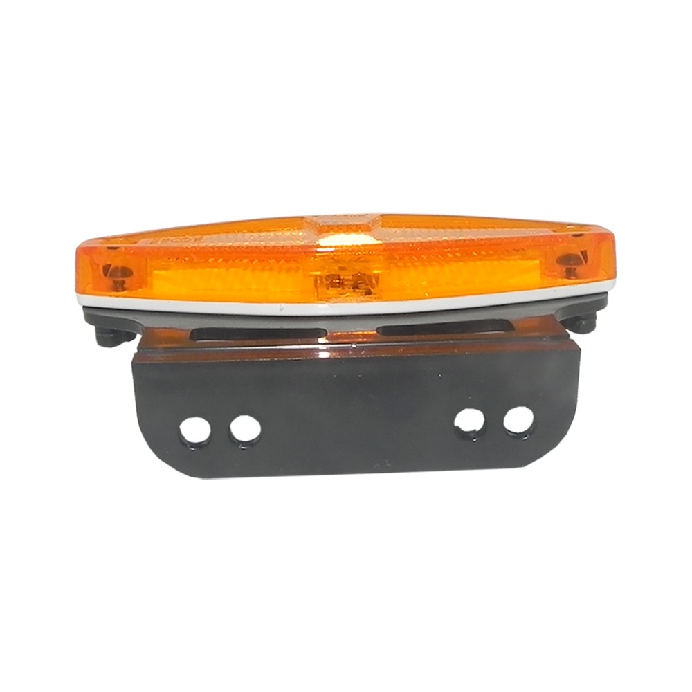 Lanterna Lateral Led Amarela Bivolt Com Guia De Luz 20562AM