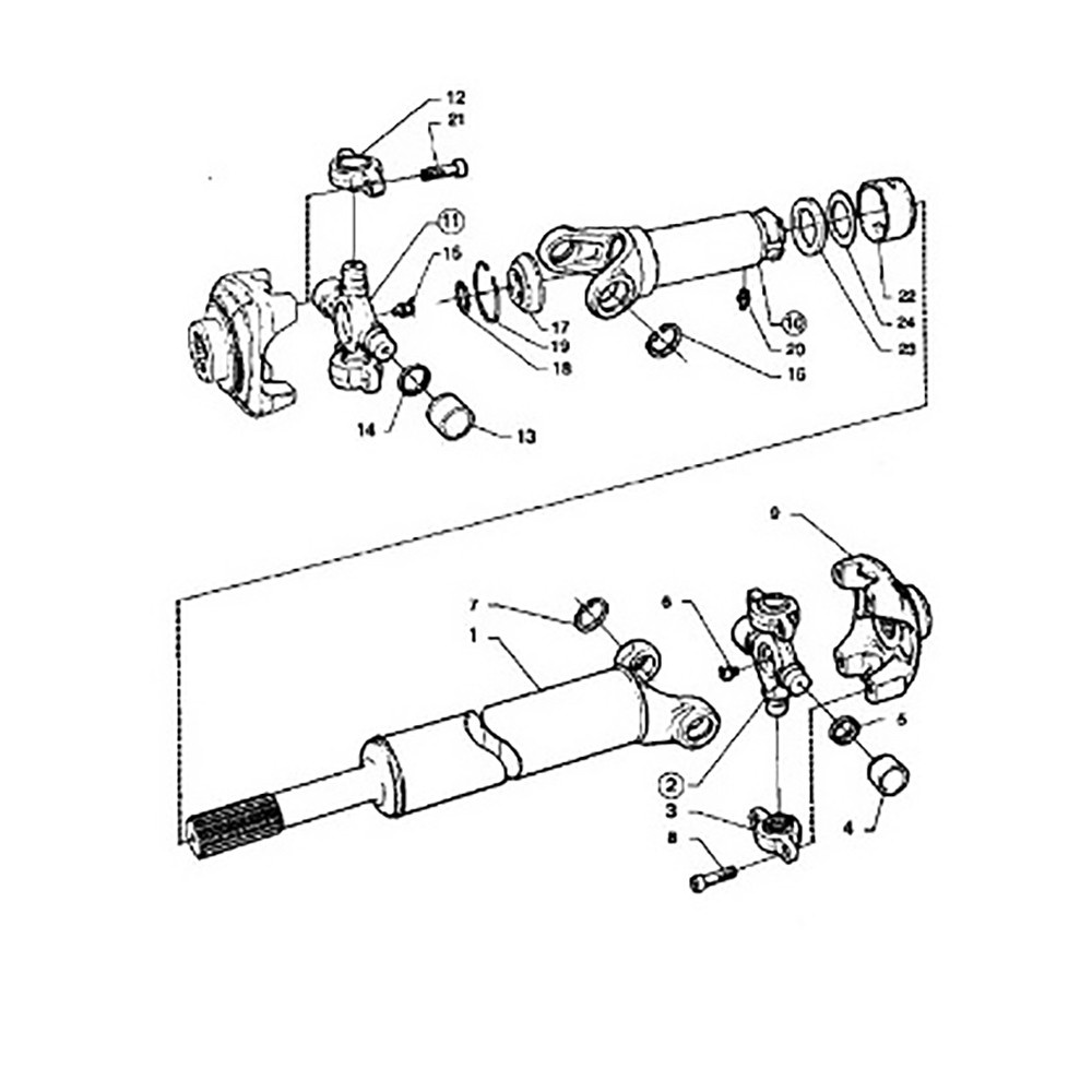 Capa Cruzeta Carda Scania T R112 113 5-12278X 208179