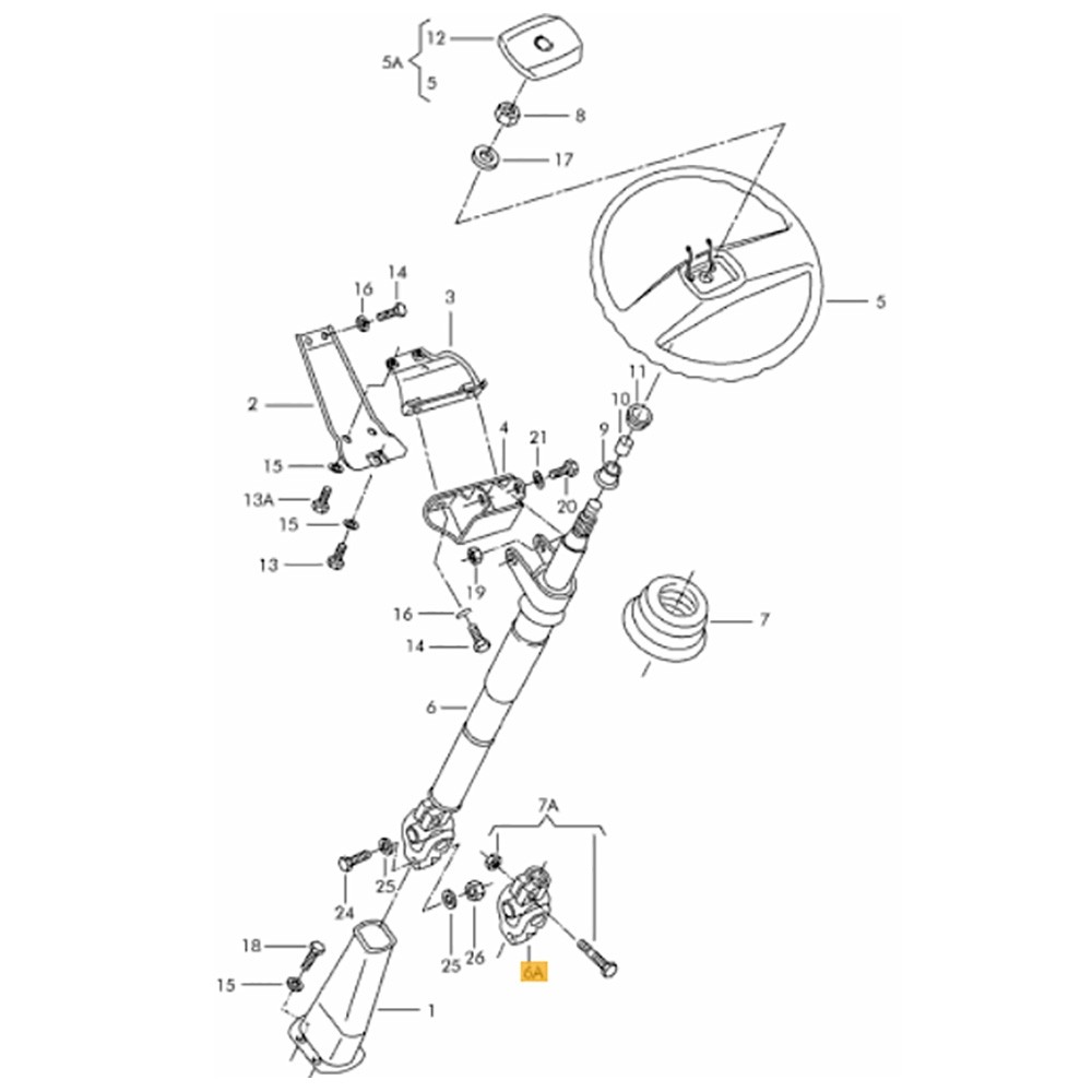 Cruzeta Direcao Volkswagen 7100 8150 14220 24220 2RD415725