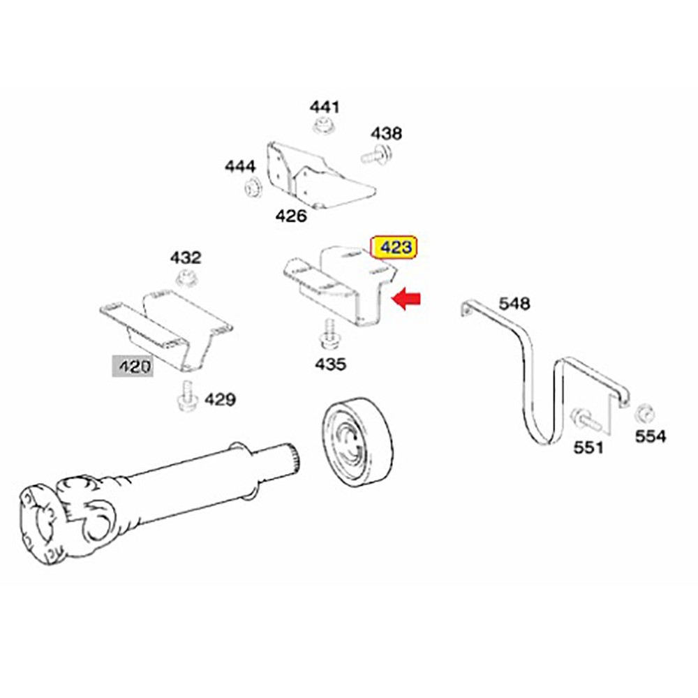 Suporte Rolamento Carda Mercedes Benz Atego 9584130842