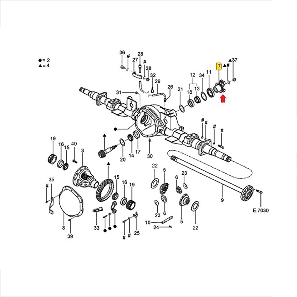 Flange Pinhao Volkswagen Ford 8150 815 Spicer 284 BG1X4851AA