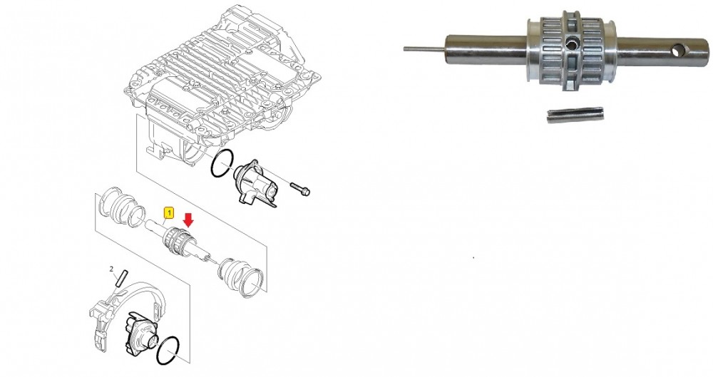 Eixo Garfo Seletor Cambio Volvo FH12 Automatico 21786063G