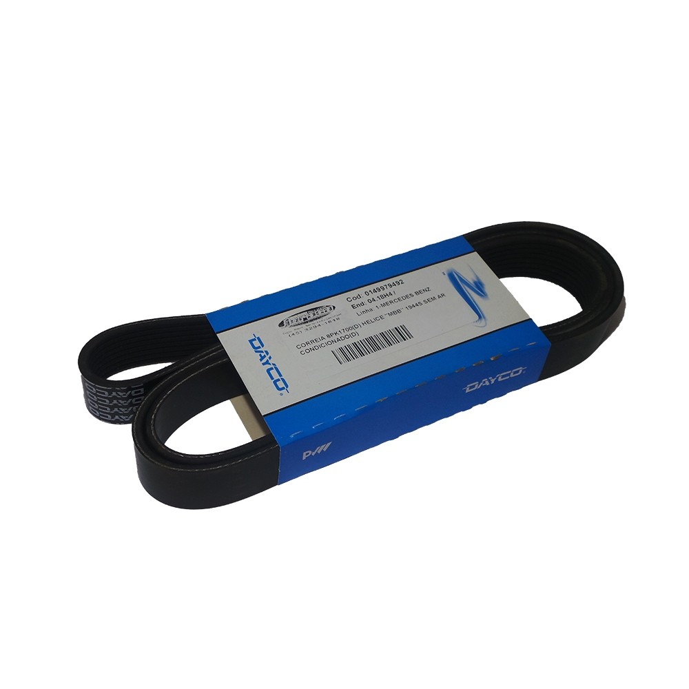 Correia Helice Mercedes Benz 1944S Sem Ar Condicionado 8PK1700 Dayco  0149979492