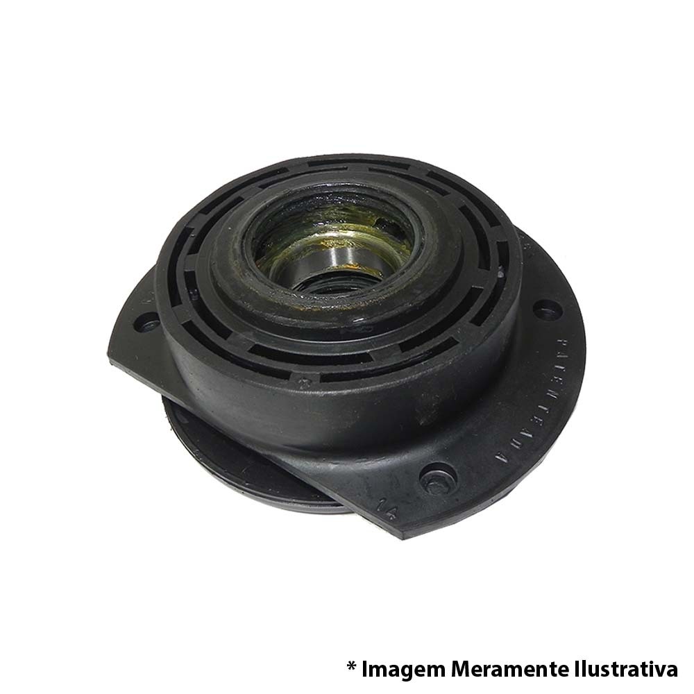 Rolamento Carda Mercedes Benz 40mm Refil Borracha 4 Furos Fixacao Lateral  R3056 6884107440