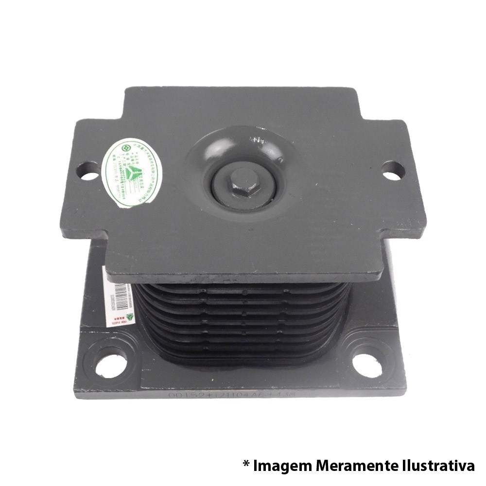 あ Batente Suspensao Traseira Sinotruk Howo 380 6x4 Tracado Parte