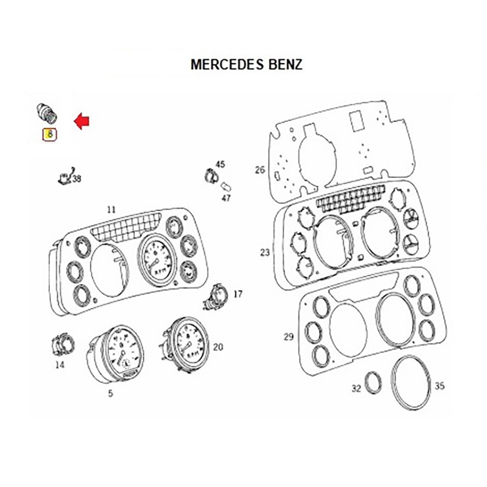 Sensor Velocidade Mercedes Iveco Scania Tacografo 0095421017